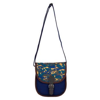 Redherring Blue Canvas Sling Bag 2