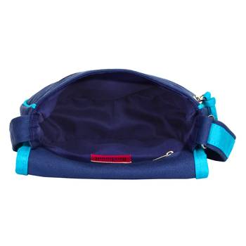 Florid Blue Canvas Sling Bag 6