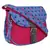 Geomet Pink Canvas Sling Bag