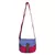 Geomet Pink Canvas Sling Bag