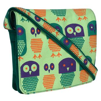 Strix Green Canvas Sling Bag 2