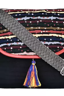 Typic Black Canvas Sling Bag