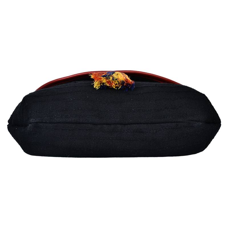 Typic Black Canvas Sling Bag