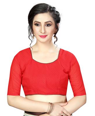 Multicolor printed faux georgette saree with blouse 4