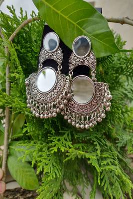 Silver danglers-drops 1