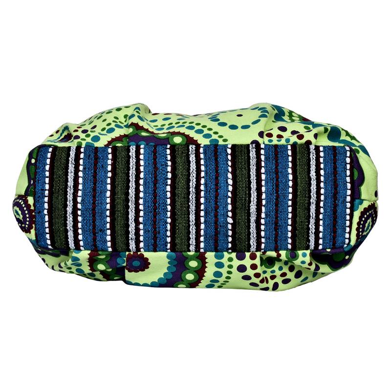 Orb Green Canvas Hobo Bag