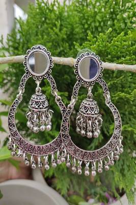 Silver danglers-drops 1