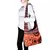 Orb Orange Canvas Hobo Bag