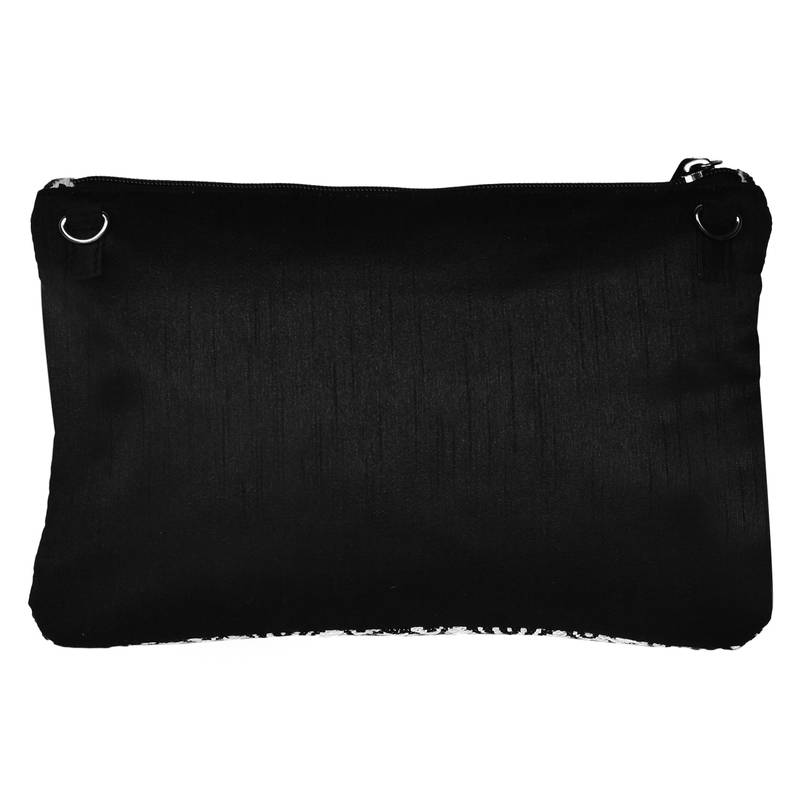 Typic White Jacquard Sling Bag