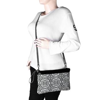 Typic White Jacquard Sling Bag 7