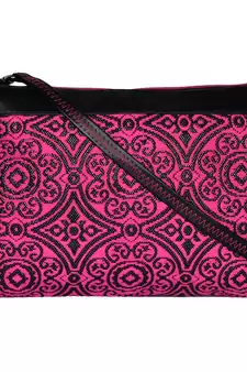 Typic Pink Jacquard Sling Bag