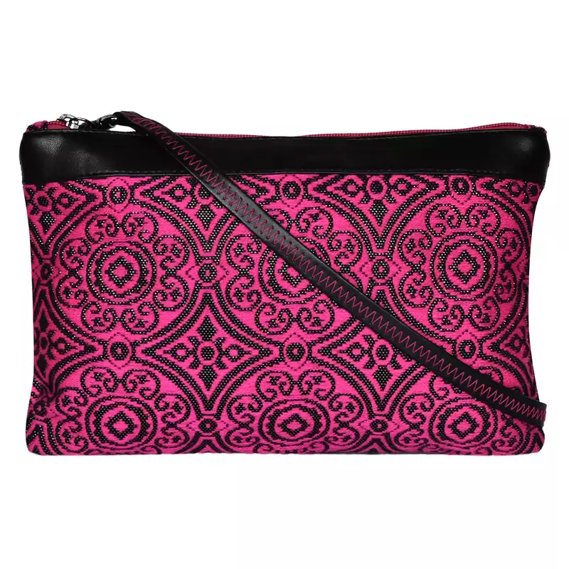 Typic Pink Jacquard Sling Bag