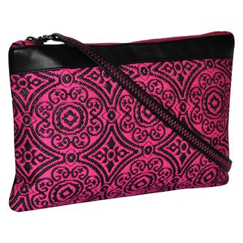 Typic Pink Jacquard Sling Bag 2