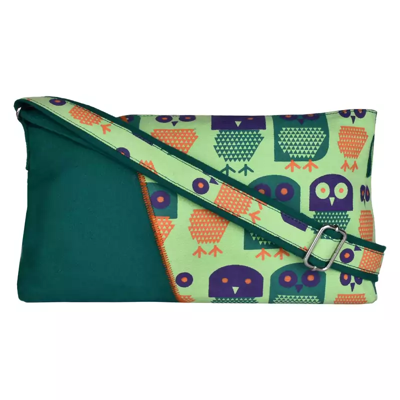 Strix Green Canvas Sling Bag