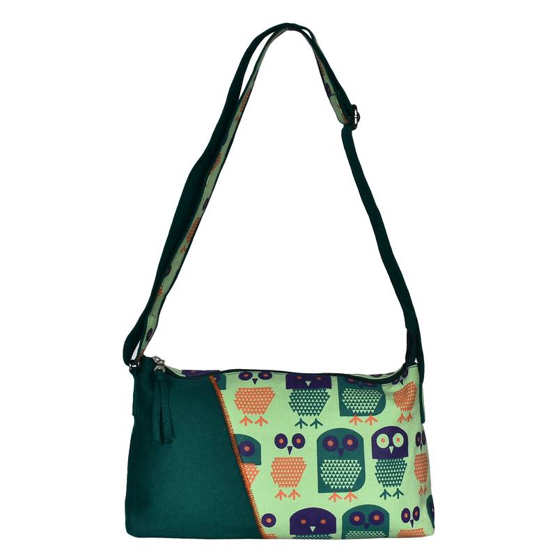 Strix Green Canvas Sling Bag