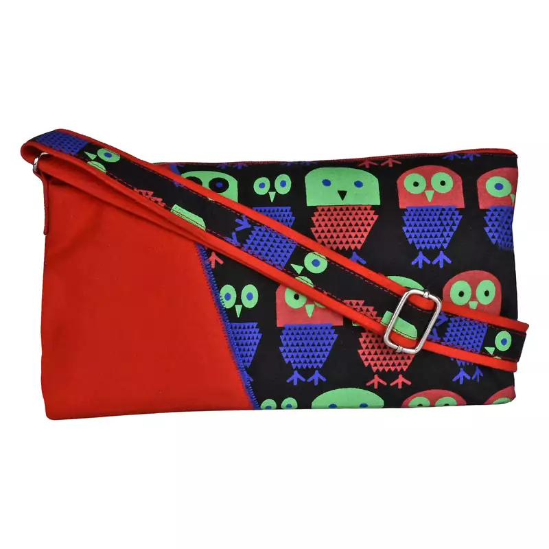 Strix Red Canvas Sling Bag