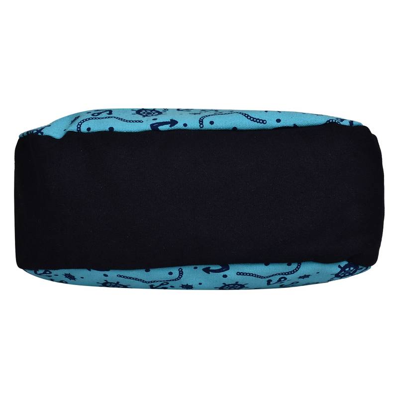 Florid Blue Canvas Sling Bag