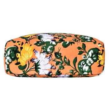 Flora Orange Canvas Sling Bag 5