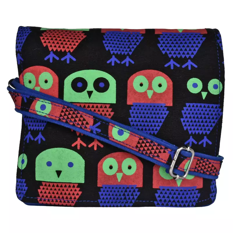 Strix Blue Canvas Sling Bag