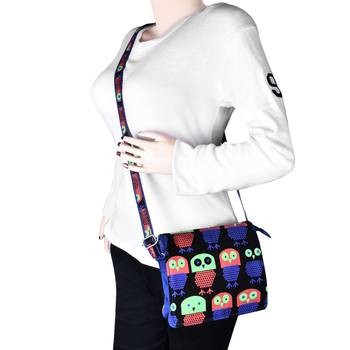 Strix Blue Canvas Sling Bag 7