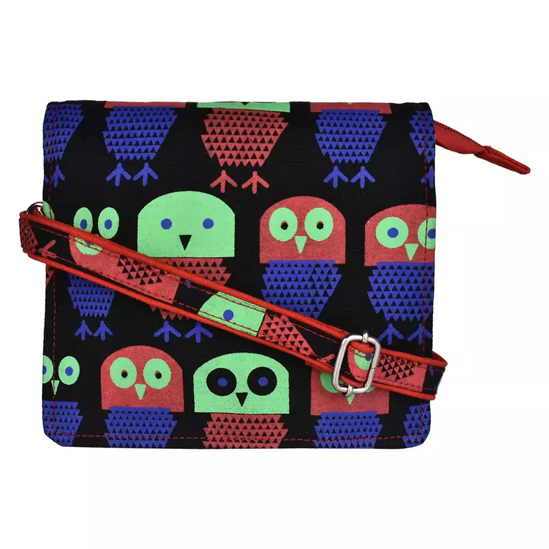 Strix Blue Canvas Sling Bag