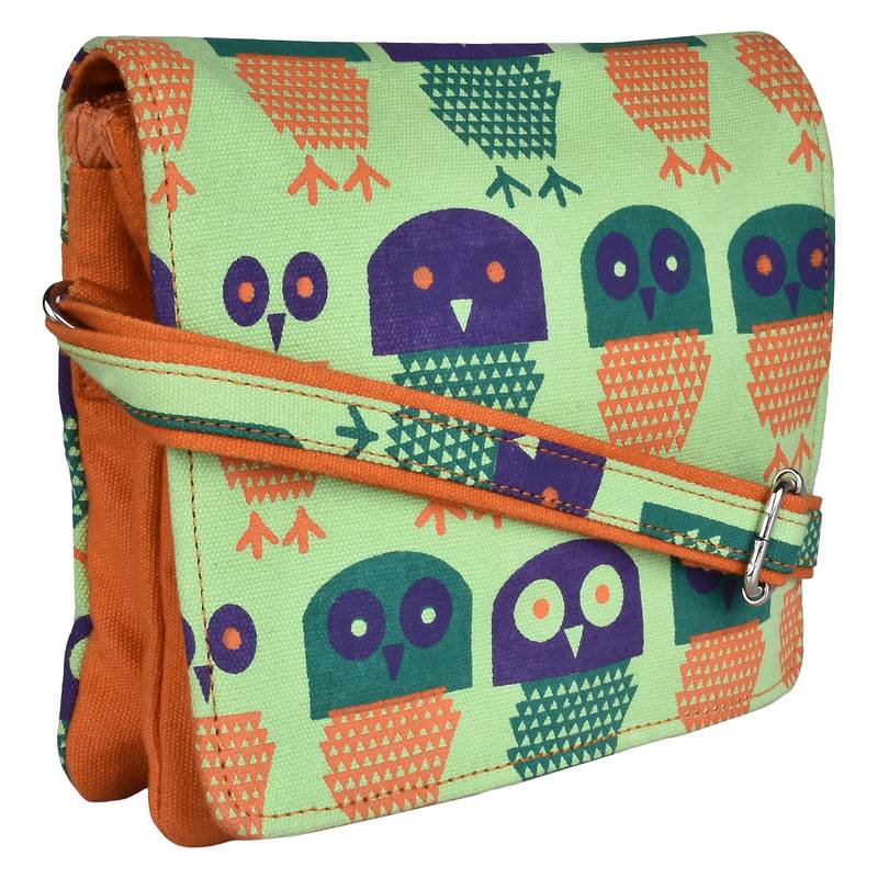 Strix Green Canvas Sling Bag