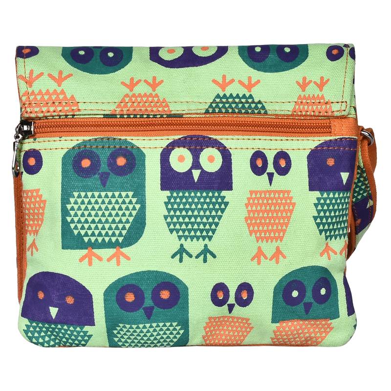 Strix Green Canvas Sling Bag