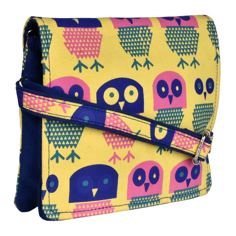 Strix Yellow Canvas Sling Bag
