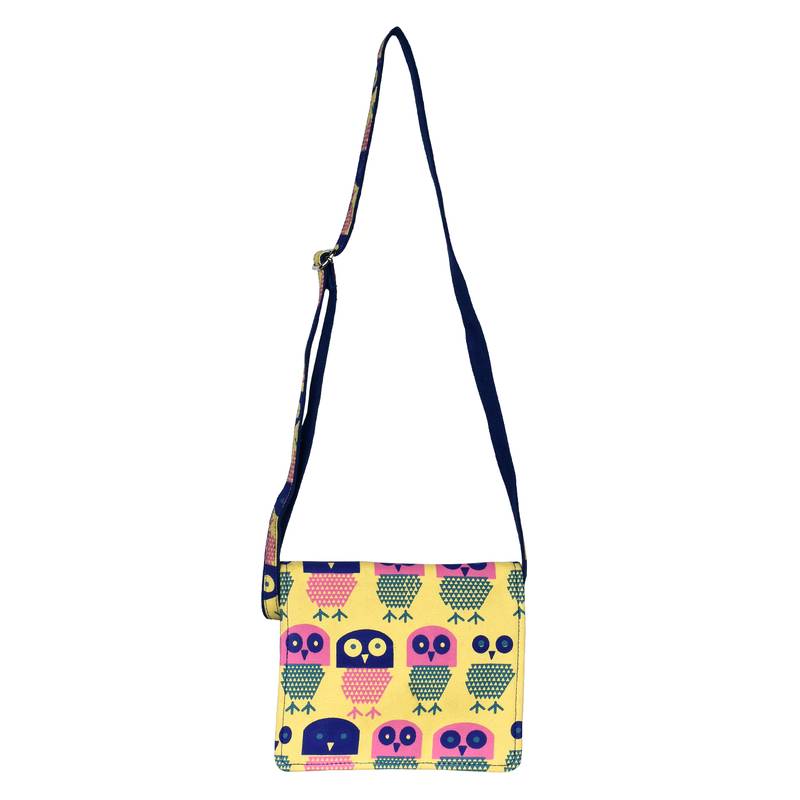 Strix Yellow Canvas Sling Bag