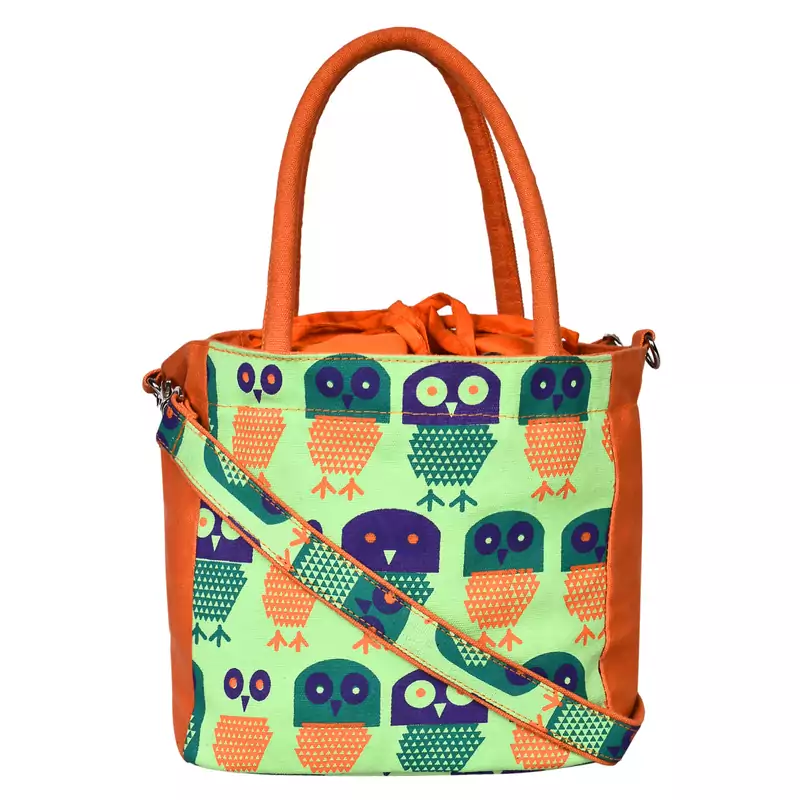 Strix Orange Canvas Sling Bag