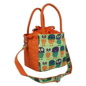 Strix Orange Canvas Sling Bag 2