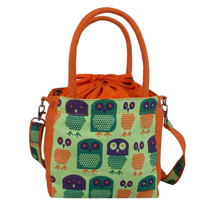 Strix Orange Canvas Sling Bag