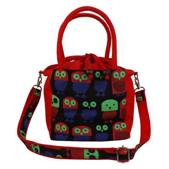 Strix Red Canvas Sling Bag 4