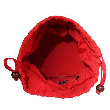 Strix Red Canvas Sling Bag 6
