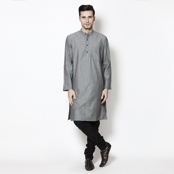 grey kurta pajama