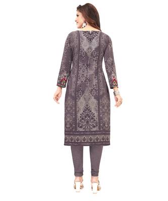 Combo Of 2 Synthetic Multicolor Printed Women's Salwar Suit Dress Material With Dupatta 3