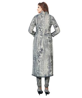 Combo Of 2 Synthetic Multicolor Printed Women's Salwar Suit Dress Material With Dupatta 3