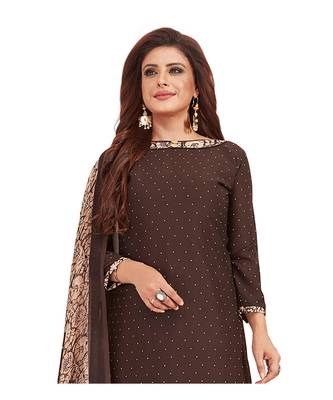 Combo Of 2 Synthetic Multicolor Printed Women's Salwar Suit Dress Material With Dupatta 4