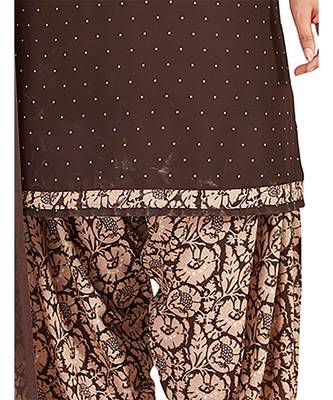 Combo Of 2 Synthetic Multicolor Printed Women's Salwar Suit Dress Material With Dupatta 4