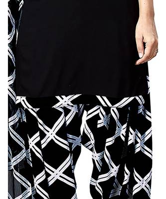 Combo Of 2 Synthetic Multicolor Printed Women's Salwar Suit Dress Material With Dupatta 5