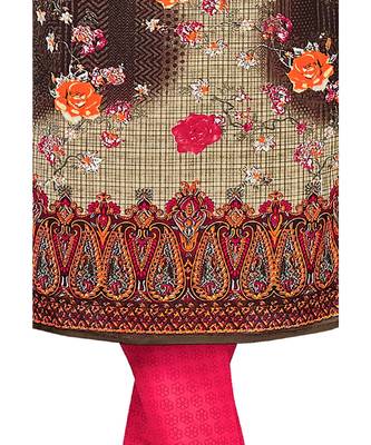 Combo Of 2 Synthetic Multicolor Printed Women's Salwar Suit Dress Material With Dupatta 4