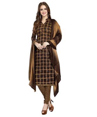 Combo Of 2 Cotton Multicolor Printed Women's Salwar Suit Dress Material With Dupatta 5