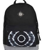 Contour Black Canvas Backpack