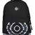 Contour Black Canvas Backpack