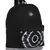 Contour Black Canvas Backpack