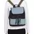 Monochrome Blue Canvas Backpack