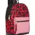 Flora Red Canvas Backpack