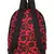 Flora Red Canvas Backpack