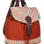 Streak Orange Canvas Backpack