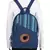 Streak Blue Canvas Backpack